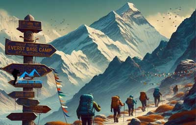 most popular everest base camp trek routes