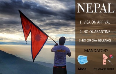 nepal visa on arrival no corona insurance and no quarantine