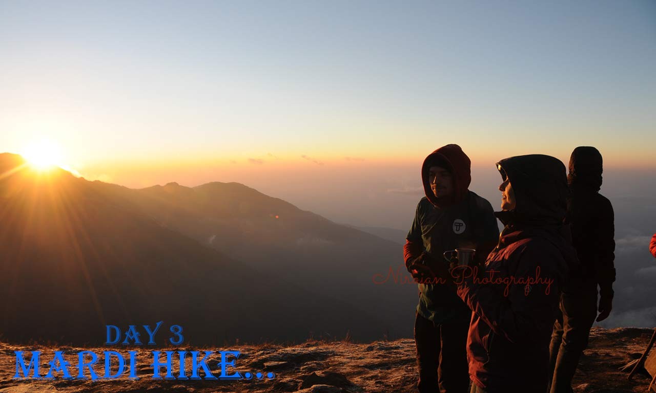 3 days mardi himal trek sunrise from mardi viewpoint