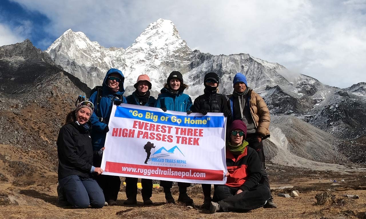 everest 3 pass trek