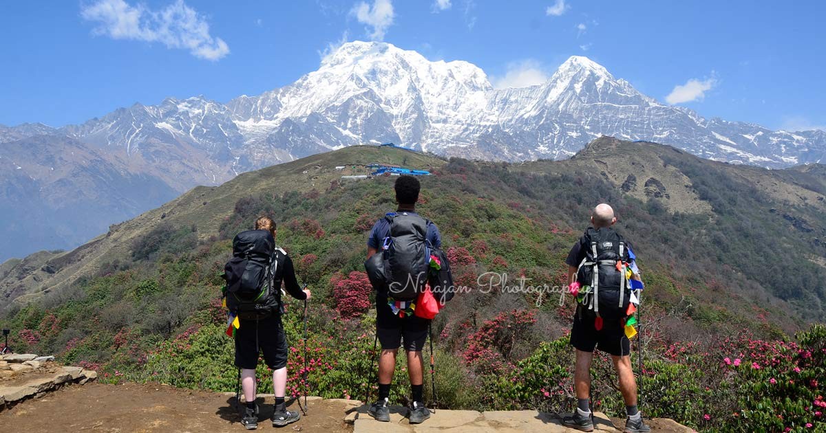 Mardi Himal Spring season Trek route