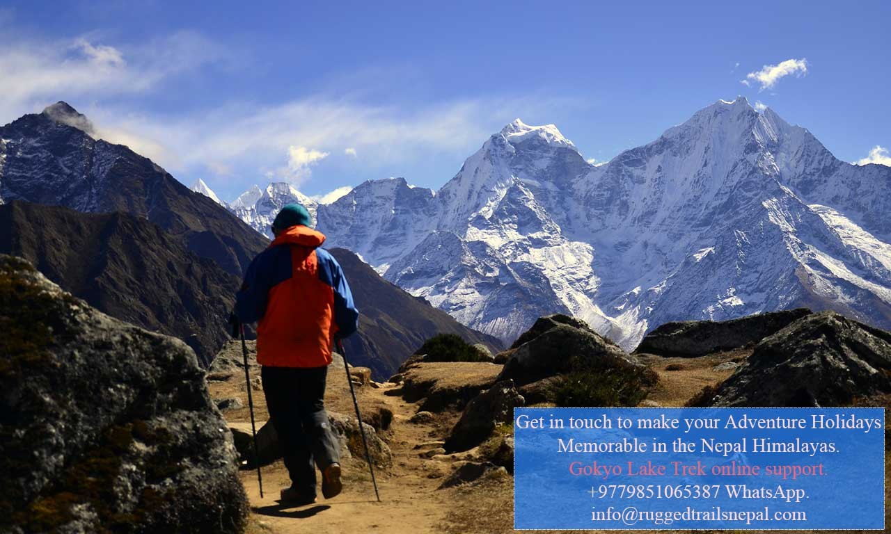 nepal trekking destination gokyo lake valley everest