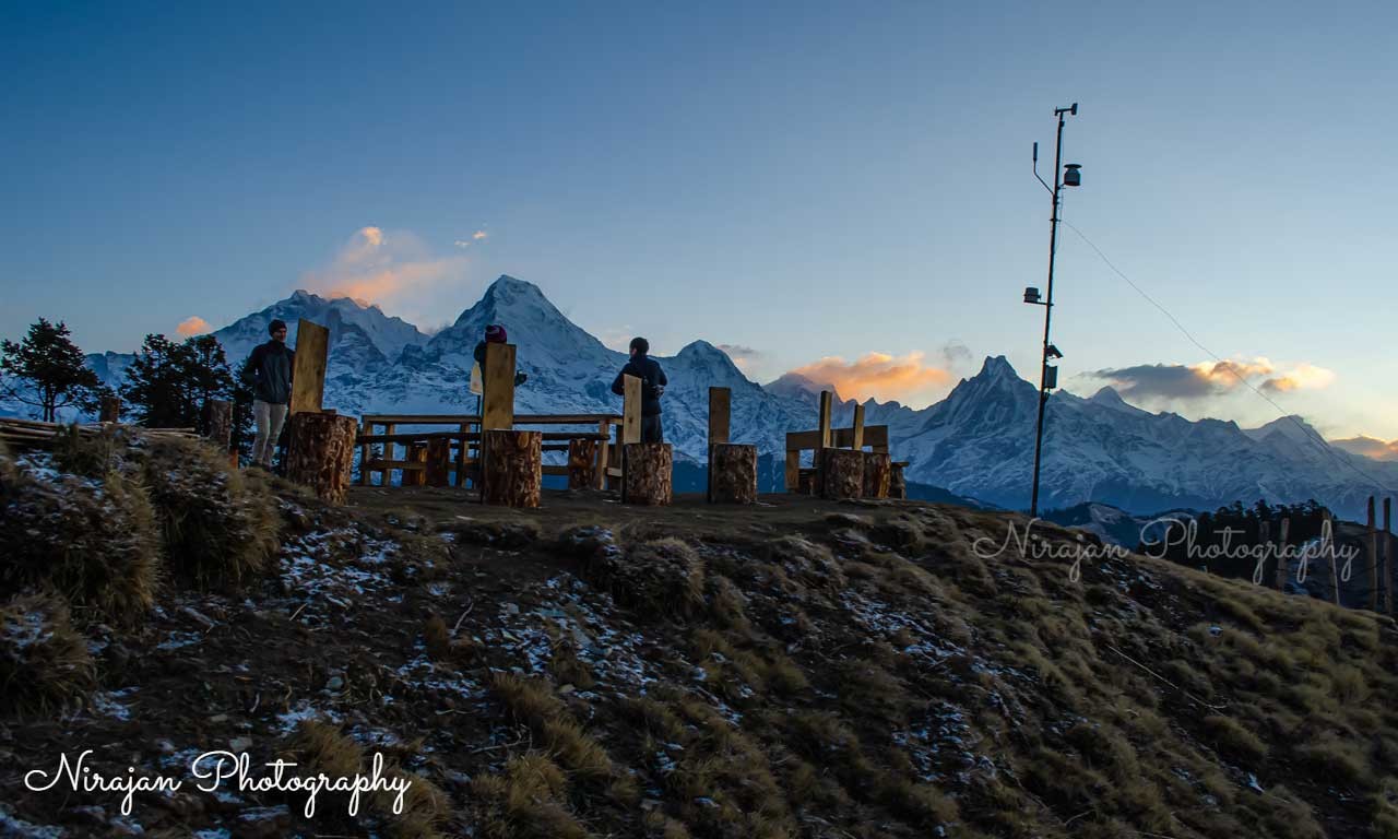 sunrise view from mohare danda viewpoint