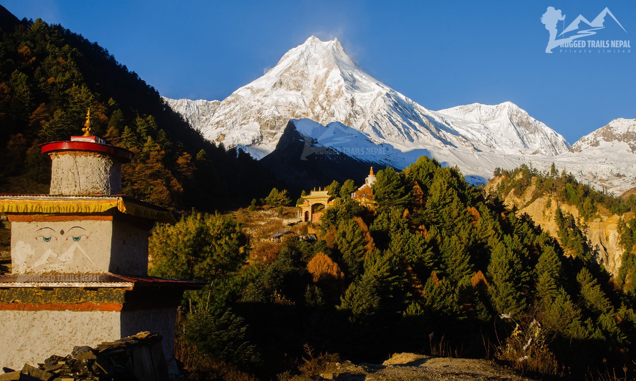 Morning view from the Lho Village