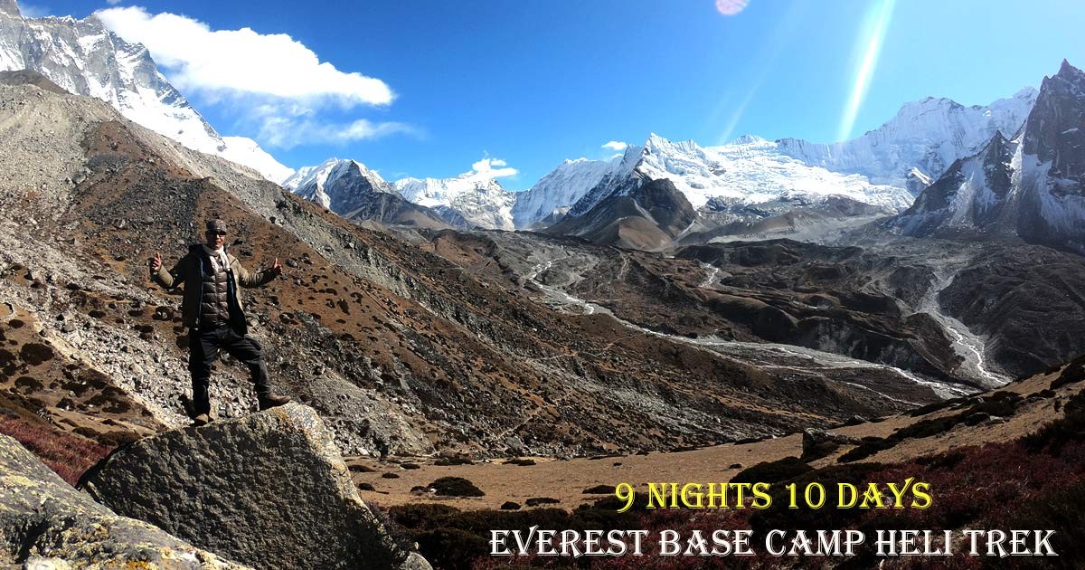 9 nights 10 days everest base camp trek helicopter return