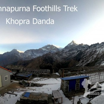 annapurna foothills trek khopra danda