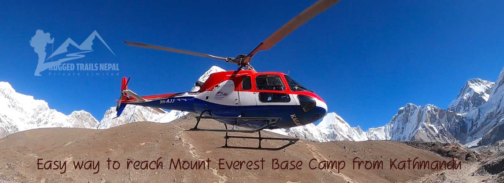 best way to reach nepal mount everest base camp by helicopter