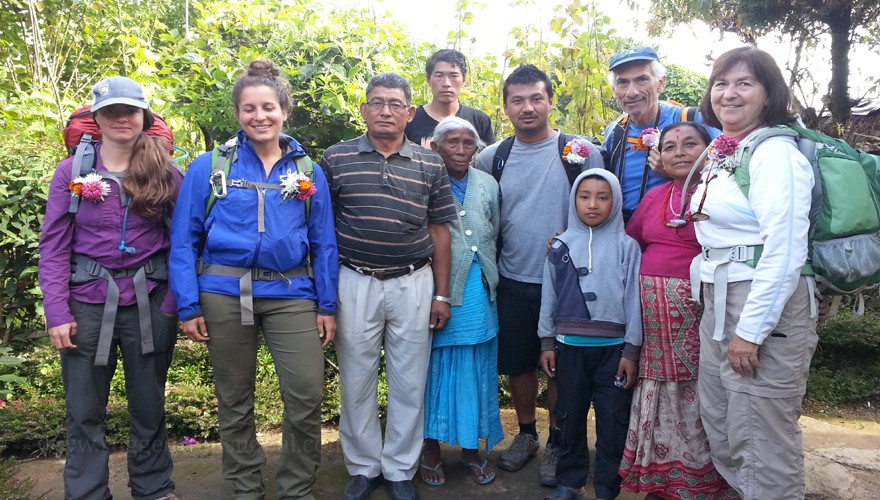 indigenous people trekking