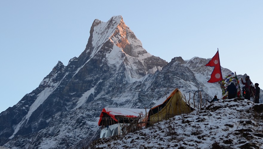 mardi himal trek fishtail