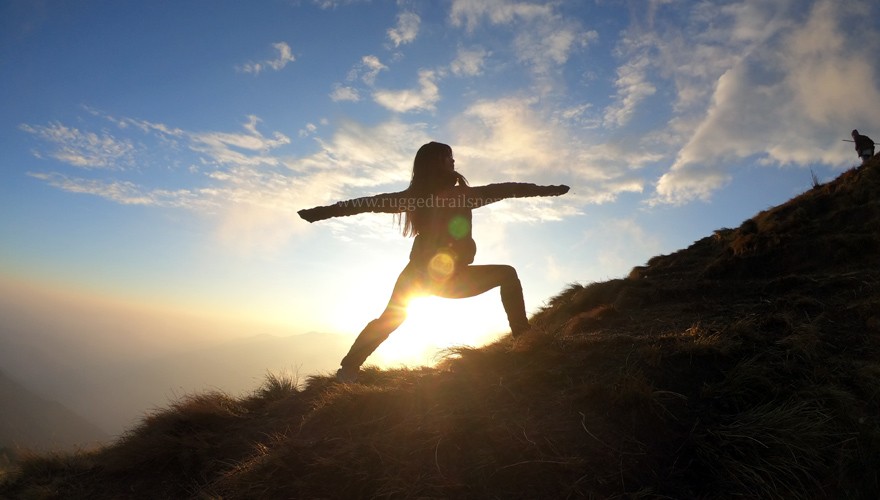 yoga in the mountains mardi himal