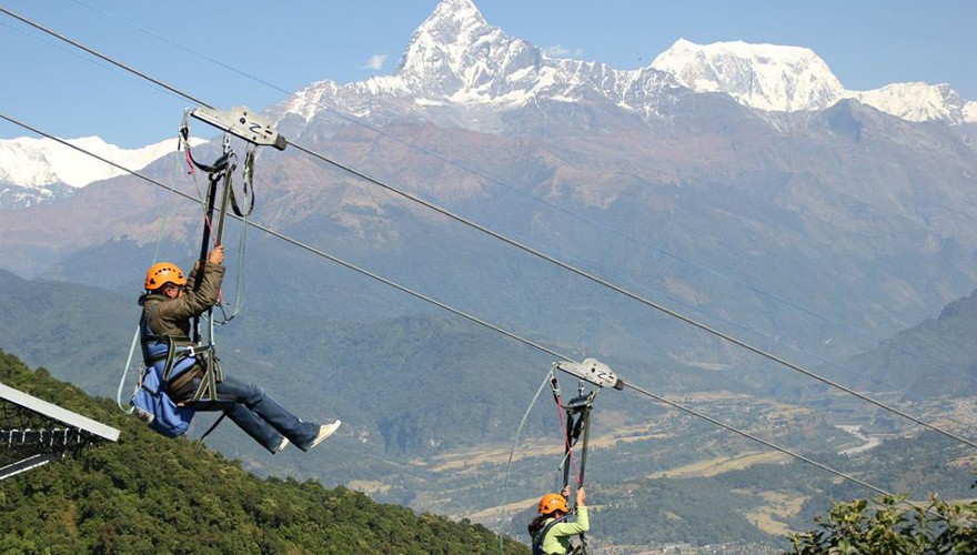 Zip Flyer In Nepal Pokhara