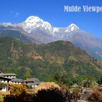 ghandruk dobato mulde viewpoint trek