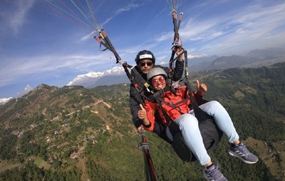 Paragliding in Nepal