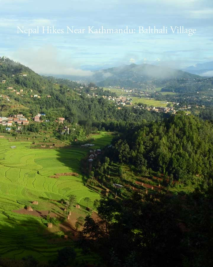 nepal hike near kathmandu balthali village