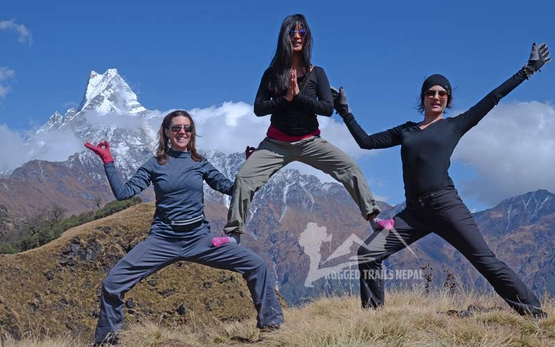 mardi himal 5 days trek video