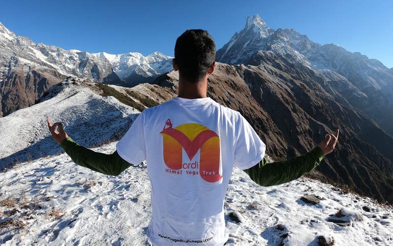 mardi himal yoga trekking video