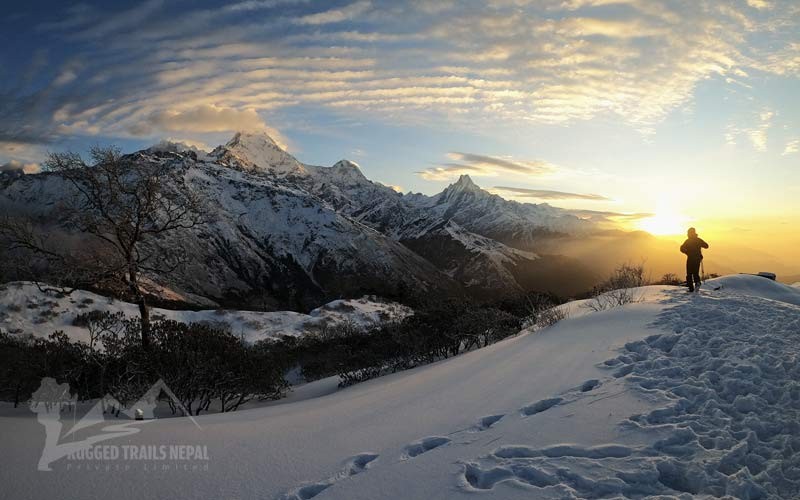 mulde hill ghorepani trek video