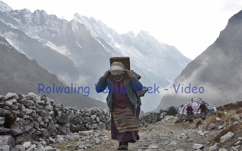 rolwaling valley trek video