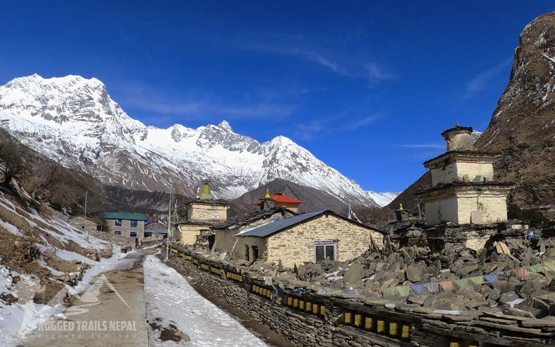 rugged manaslu tsum valley trekking video
